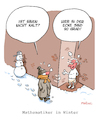 Cartoon: Mathematiker im Winter (small) by FEICKE tagged mathe,mathematik,physik,naturwissenschaft,klima,winkel,wortspiel,winter,kalt,warm,grad