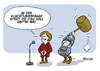 Cartoon: Merkel und CSU (small) by FEICKE tagged cdu,csu,christlich,soziale,union,merkel,seehofer,streit,schwestern,partei