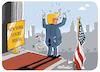 Cartoon: Trump verurteilt (small) by FEICKE tagged new,york,court,house,trump,urteil