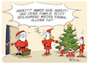 Cartoon: Weihnachten in Familie (small) by FEICKE tagged weihnachten,heiligabend,weihnachtsmann,stress,arbeit