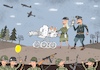 Cartoon: Make love not war (small) by Sergei Belozerov tagged war,krieg,victory,soldier,soldaten,machine,gun,rifle,troops,platoon,conflict,usa,marines,love,family,children,newborn