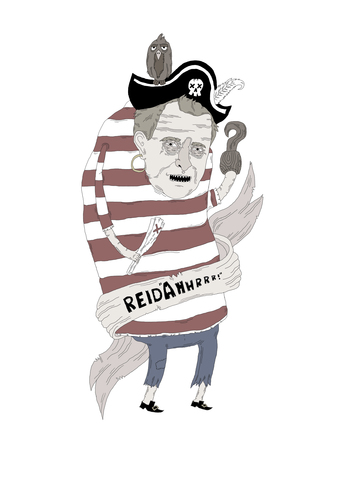 Cartoon: pirate (medium) by jannis tagged pirate,portrait