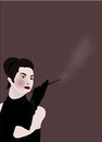 Cartoon: smoking (small) by jannis tagged people
