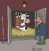 Cartoon: DNA horses (small) by Elkin tagged horse,meat,beef,dna