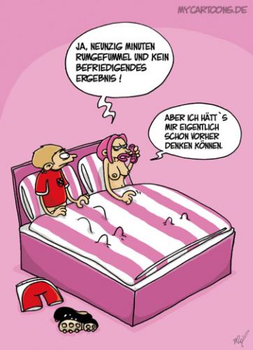Cartoon: EM Sex (medium) by mil tagged fußball,football,em,deutschland,österreich,fußballspieler,frau,mil
