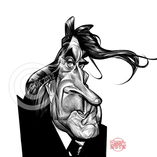 Cartoon: Bryan Ferry (medium) by Russ Cook tagged cartoon,drawings,photoshop,cintiq,wacom,pencil,digital,portrait,illustration,caricature,drawing,cook,russ,artist,glam,pop,celebrity,musician,music,roxy,singer,ferry,bryan