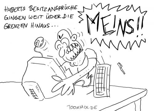 Cartoon: Besitzansprüche (medium) by Toonmix tagged ebay
