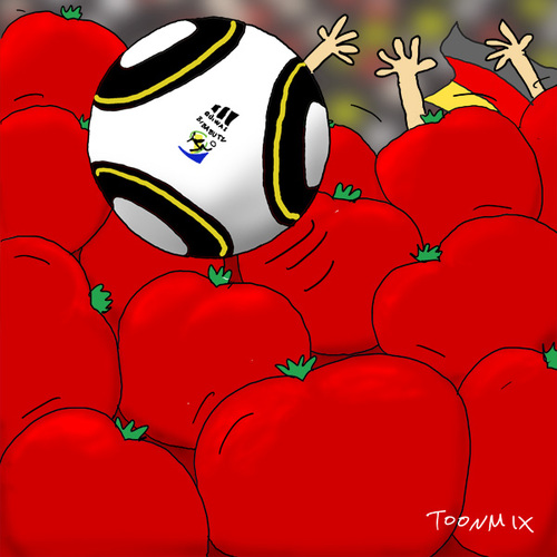 Cartoon: killertomatoes (medium) by Toonmix tagged wm