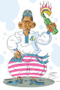 Cartoon: Obama - ukrainische Version (small) by Sergey Repiov tagged obama,ukraine