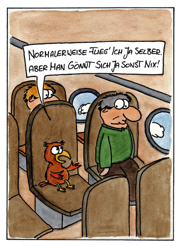 Cartoon: Fliegen (medium) by spass-beiseite tagged fliegen,vogel,flugzeug,wolken,beiseite,spass,unterhaltung,panel,fun,illustration,design,pointe,kunst,comicstrips,comictagebuch,tagebuch,comic,cartoons,cartoon,witz,bildwitz