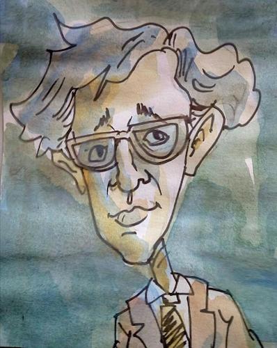 Cartoon: Voody Allen (medium) by kolle tagged cinema,actor,famous