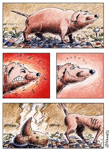 Cartoon: Verdaungsprobleme (medium) by neophron tagged cartoon,satire,animals,tiere