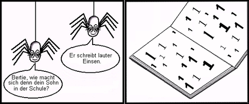 Cartoon: Klassenprimus (medium) by petronas tagged bester,einser,schule,sohn
