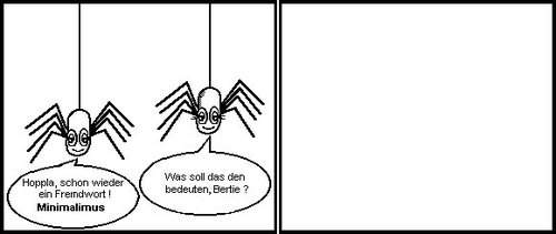 Cartoon: Das Leben am seidenen Faden (medium) by petronas tagged alltag,visionen,seidenfaden,spinne,bertie