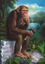 Cartoon: Der Philosoph (small) by Ludvik Glazer-Naude tagged philosoph affe denken klugheit moral natur tiere philosopher monkey think klugheit moral nature animal
