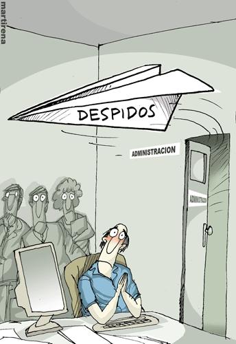 Cartoon: Despidos (medium) by martirena tagged despidos
