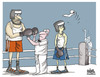 Cartoon: Boxeo (small) by martirena tagged boxeo deporte