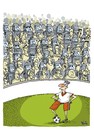 Cartoon: Unrest in football (small) by martirena tagged unrest,futbol,police,disturb