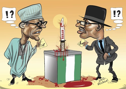 Cartoon: NIGERIA (medium) by sidy tagged election