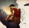Cartoon: The Dead of Spartan (small) by lun2004 tagged wacom,300,warror,mac,illustration,abstract,lun,perzo,spartan,dead,war,mountain,paper,texture