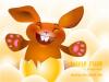 Cartoon: Happy Easter (small) by miralolle tagged ostern,easter,hase,bunny,ei,egg,eier,eggs,