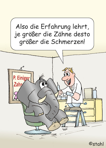 Cartoon: Angstpatient (medium) by wista tagged zahn,zahnarzt,elefant,elefantenzahn,elfenbein,schmerz,schmerzen,bohren,patient,angstpatient,angst,praxis,qual,quälen,zahn,zahnarzt,elefant,elefantenzahn,elfenbein,schmerz,schmerzen,bohren,patient,angstpatient,angst,praxis,qual,quälen
