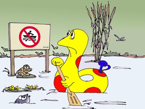Cartoon: Ginger und Kalaschnikow 28 (medium) by wista tagged ginger,kalaschnikow,boot,paddel,rudern