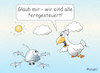 Cartoon: Ferngesteuert (small) by wista tagged drohne,drohnen,fernsteuerung,ferngesteuert,aluhut,qanon,verschwörung,verschwörungstheorie,spinner,strahlung,abschirmung,vogel,fliegen,gedanken,lesen,radioaktiv,abschirmen,chip,implantiert,steuerung,impfen,impfung,impfgegner