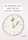 Cartoon: genaue Uhrzeit (small) by wista tagged uhr,uhrzeit,zeit,zeiger,stunde,minute,stundenzeiger,uhrzeiger,vorgehen,nachgehen,eile,beeilen,genau,genauigkeit,präzision