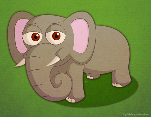 Cartoon: A random Elephant (medium) by kellerac tagged elephant,cartoon,caricatura,elefante,nature,animal,kellerac