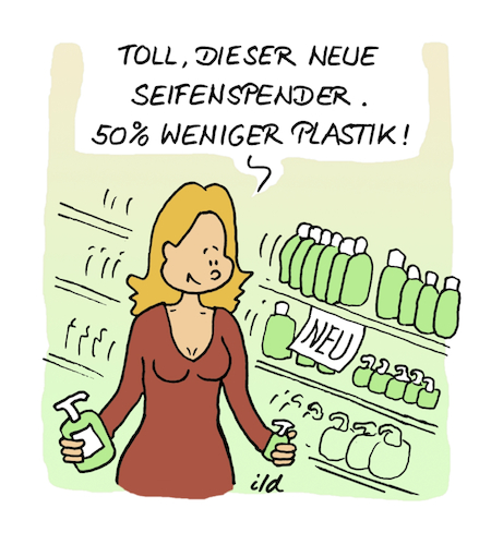 Fünfzig Prozent weniger Plastik