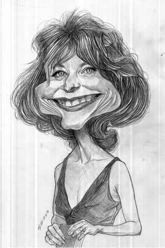 Cartoon: Jodi Foster (medium) by shijo varghese tagged jodifoster