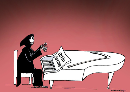 Cartoon: Arab spring (medium) by Dubovsky Alexander tagged arab,spring,politics