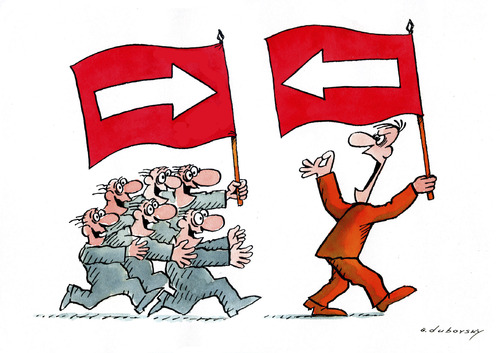Cartoon: Flag (medium) by Dubovsky Alexander tagged flag,demonstration,protest
