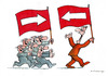 Cartoon: Flag (small) by Dubovsky Alexander tagged flag,demonstration,protest