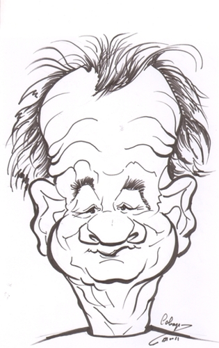 Cartoon: Bill Murray (medium) by cabap tagged caricature
