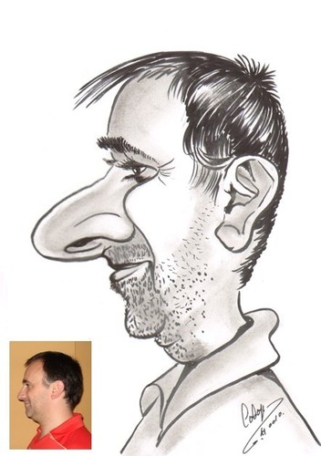 Cartoon: Geraldo (medium) by cabap tagged caricature