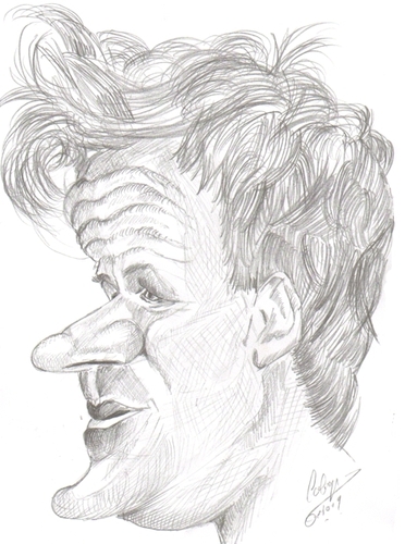 Cartoon: Gordon Ramsay (medium) by cabap tagged caricature
