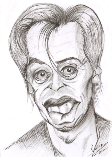 Cartoon: Steve Buscemi (medium) by cabap tagged caricature