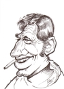 Cartoon: Jean- Paul Belmondo (small) by cabap tagged caricature