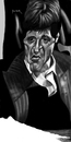 Cartoon: the world is yours (small) by szomorab tagged pacino scarface caricature