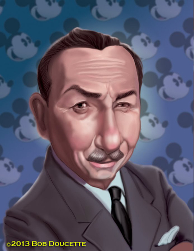 Cartoon: Walt Disney (medium) by tobo tagged walt,disney