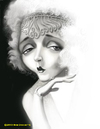 Cartoon: Mae Murray (small) by tobo tagged caricature