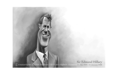 Cartoon: Young Sir Ed (medium) by PlainYogurt tagged edmund,hillary