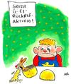 Cartoon: rückruf (small) by ari tagged hase,ei,kind,ostern,rabbit,egg,children,eastern,eierskandal