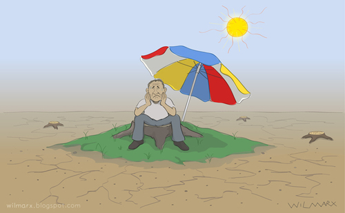 Cartoon: Green island (medium) by Wilmarx tagged desert,island,ecology,deforestation,global,warming