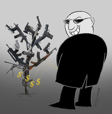 Cartoon: xixi esperto (medium) by Wilmarx tagged violencia