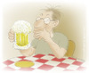 Cartoon: Chope cerebral (small) by Wilmarx tagged chope,bier,people