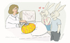 Cartoon: Passover ultrasound (small) by Wilmarx tagged easter,ultrasound
