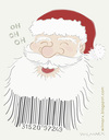 Cartoon: Santa is coming. Get ready (small) by Wilmarx tagged santa,claus,christmas,barcode